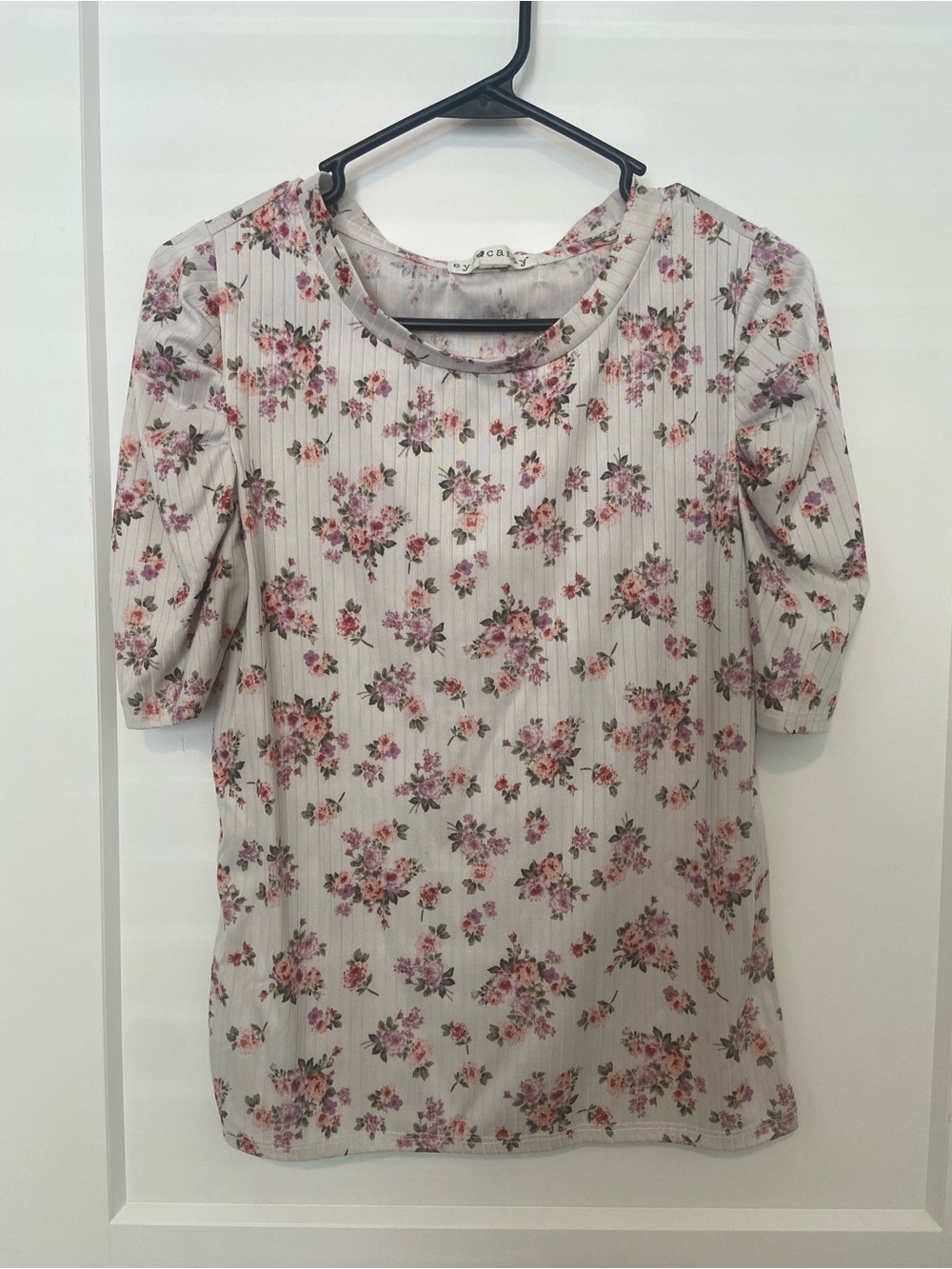 White Floral Top